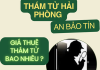 Giá thuê thám tử theo dõi